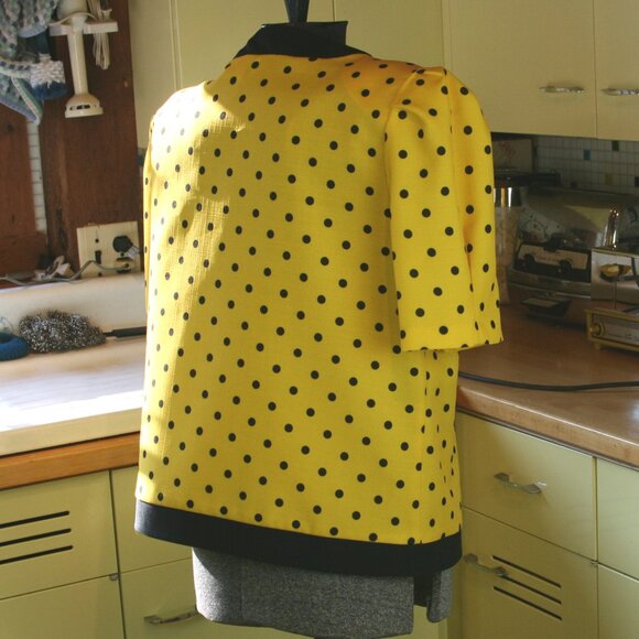 Vintage Good Times Polyester Blouse or Short Jacket - Picture 2 of 5